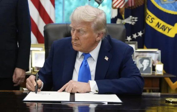 Trump imposed a US Dollars 100000 annual